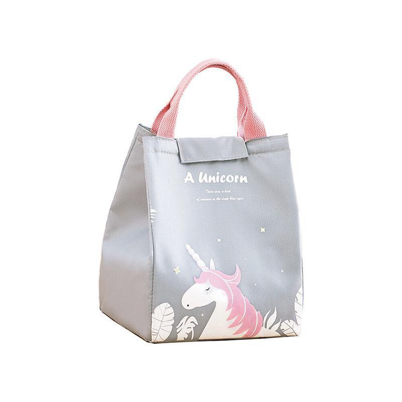 Portable Insulated Thermal Lunch Box Carry Tote Picnic Case Storage Bag 18x24x15cm - E04 (18x24x15cm) V528-PATTERN-E0472155