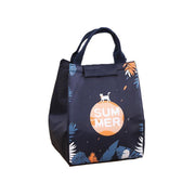 Portable Insulated Thermal Lunch Box Carry Tote Picnic Case Storage Bag 18x24x15cm - E04 (18x24x15cm) V528-PATTERN-E0472155