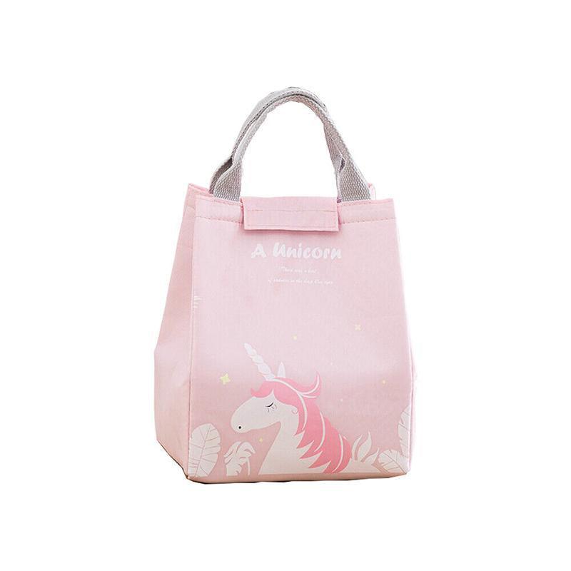 Portable Insulated Thermal Lunch Box Carry Tote Picnic Case Storage Bag 18x24x15cm - E04 (18x24x15cm) V528-PATTERN-E0472155