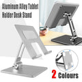 Aluminum Alloy Tablet Phone Holder Desk Stand Bracket Foldable For Ipad Pro 12.9 - Silver V528-PBDNZHIJIA-SILVER-025784