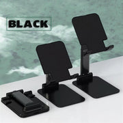 Foldable Adjustable Universal Desk Stand Holder For Mobile Phone Tablet Portable - Black V528-PBLCOLOUR-BLACK17468