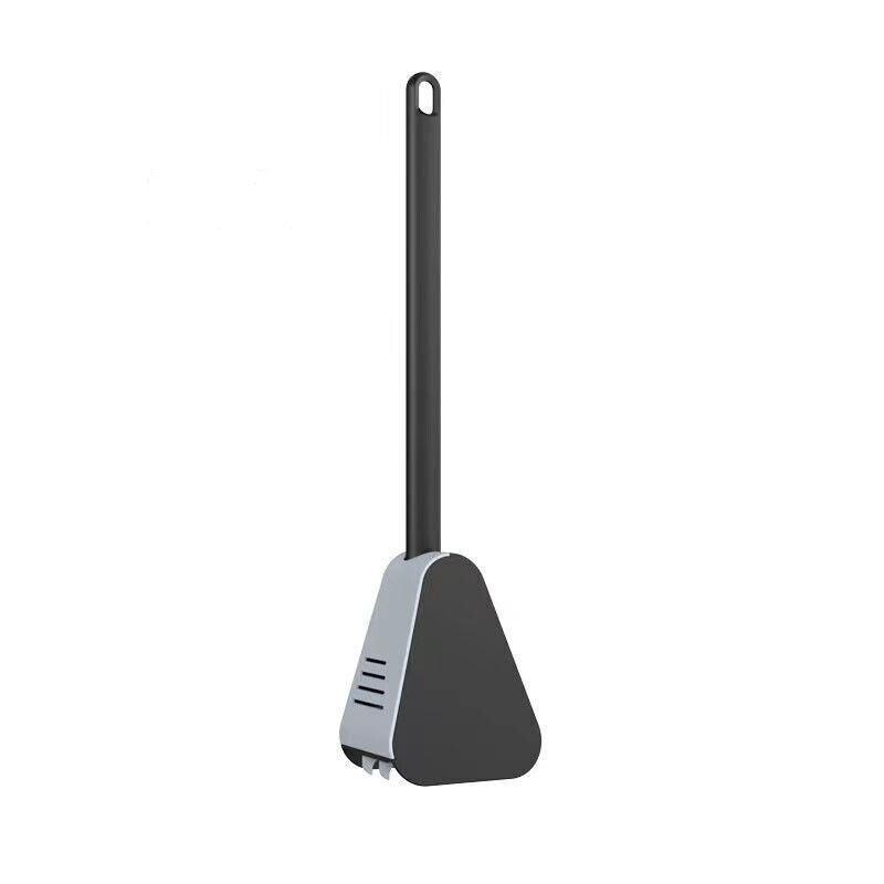 Golf Toilet Brush Long-Handled Toilet Brush Wall-Mounted Silicone Toilet Brush - Black V528-PBLCOLOUR-BLACK49007