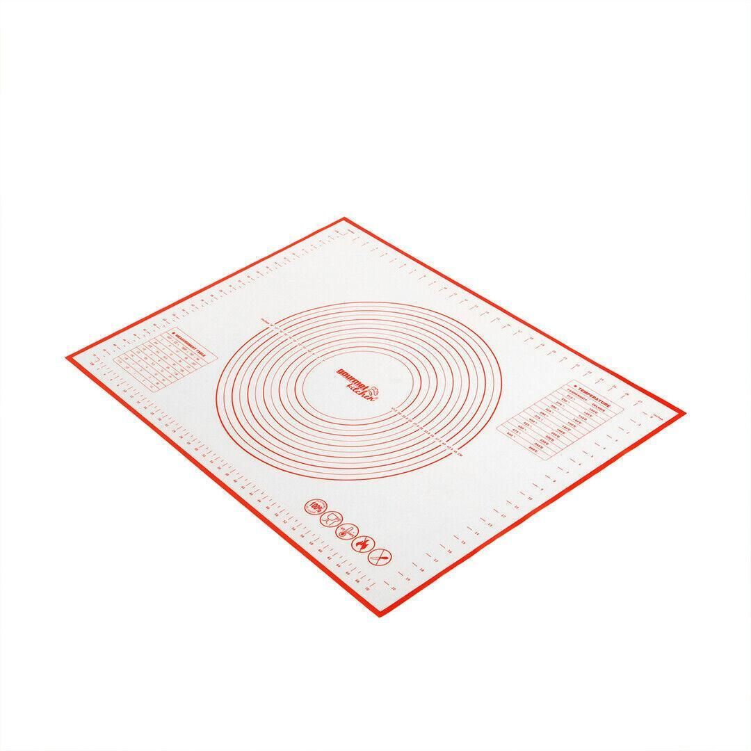 Non-Stick Silicone Baking Mat Rolling Cake Dough Scale Pastry Clay Fondant Sheet - Red 80*60cm V528-PCOLOUR-RED80-60CM86972