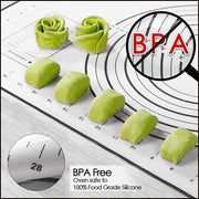 Non-Stick Silicone Baking Mat Rolling Cake Dough Scale Pastry Clay Fondant Sheet - Red 80*60cm V528-PCOLOUR-RED80-60CM86972
