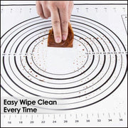Non-Stick Silicone Baking Mat Rolling Cake Dough Scale Pastry Clay Fondant Sheet - Red 80*60cm V528-PCOLOUR-RED80-60CM86972