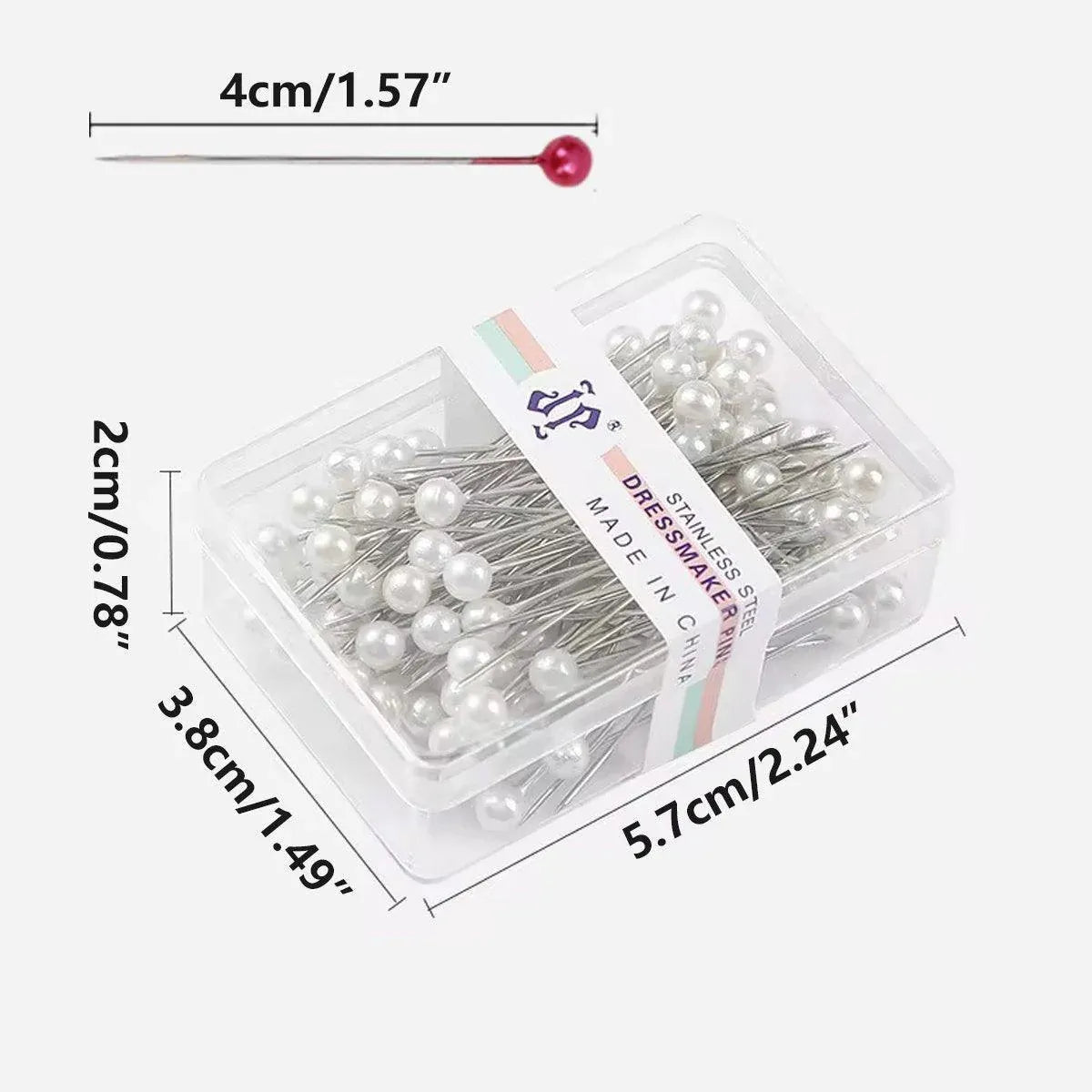 9Boxs Multicolor Pearl Head Pins Sewing Craft Needles for Cross Stitch Quilting V528-PEARL-NEEDLE-9BOX-336656