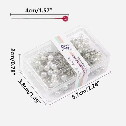 9Boxs Multicolor Pearl Head Pins Sewing Craft Needles for Cross Stitch Quilting V528-PEARL-NEEDLE-9BOX-336656