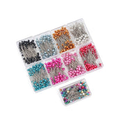9Boxs Multicolor Pearl Head Pins Sewing Craft Needles for Cross Stitch Quilting V528-PEARL-NEEDLE-9BOX-336656