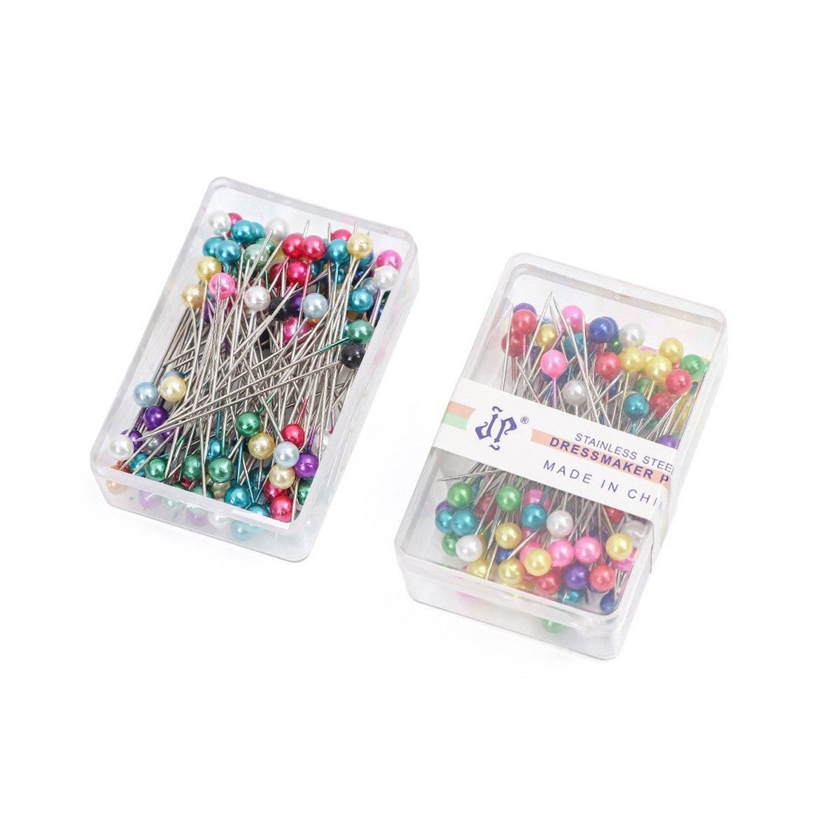 9Boxs Multicolor Pearl Head Pins Sewing Craft Needles for Cross Stitch Quilting V528-PEARL-NEEDLE-9BOX-336656