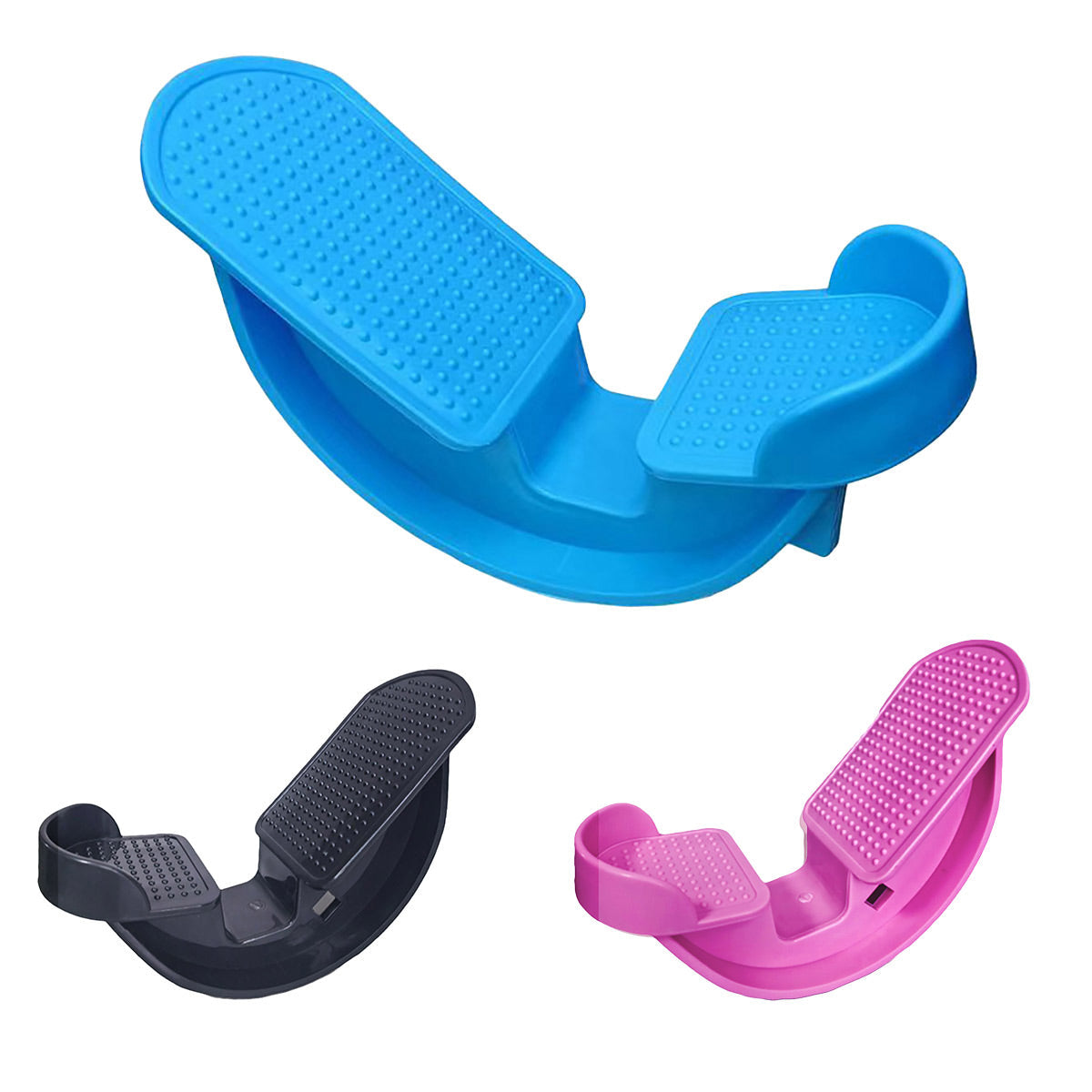 2PCS Tendon Plate Calf Stretcher Fitness Oblique Pedal Ankle Achilles Exercise - Black V528-PEDAL-2PCS-BLACK-523735