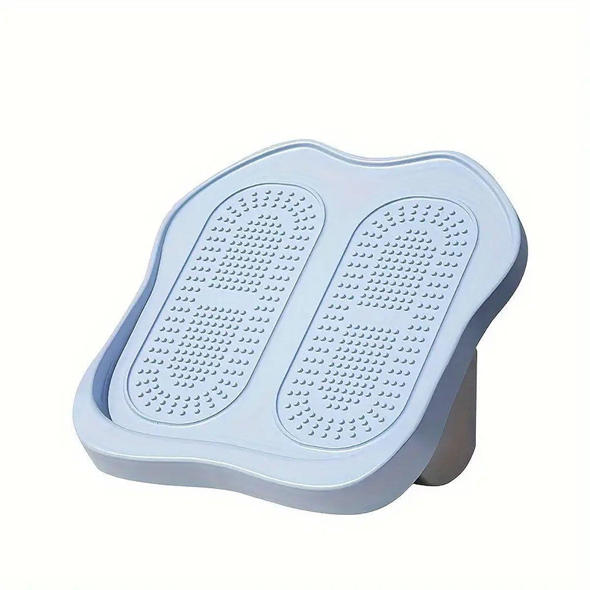 Portable Folding Stretch Board Fitness Pedal Slant Calf Ligament Trainer Tool - Blue V528-PEDAL-BLUE-946896