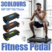 Adjustable Aerobic Step Platform Plastic Fitness Stepper for Workout Training - Green V528-PEDAL-GREEN-343875