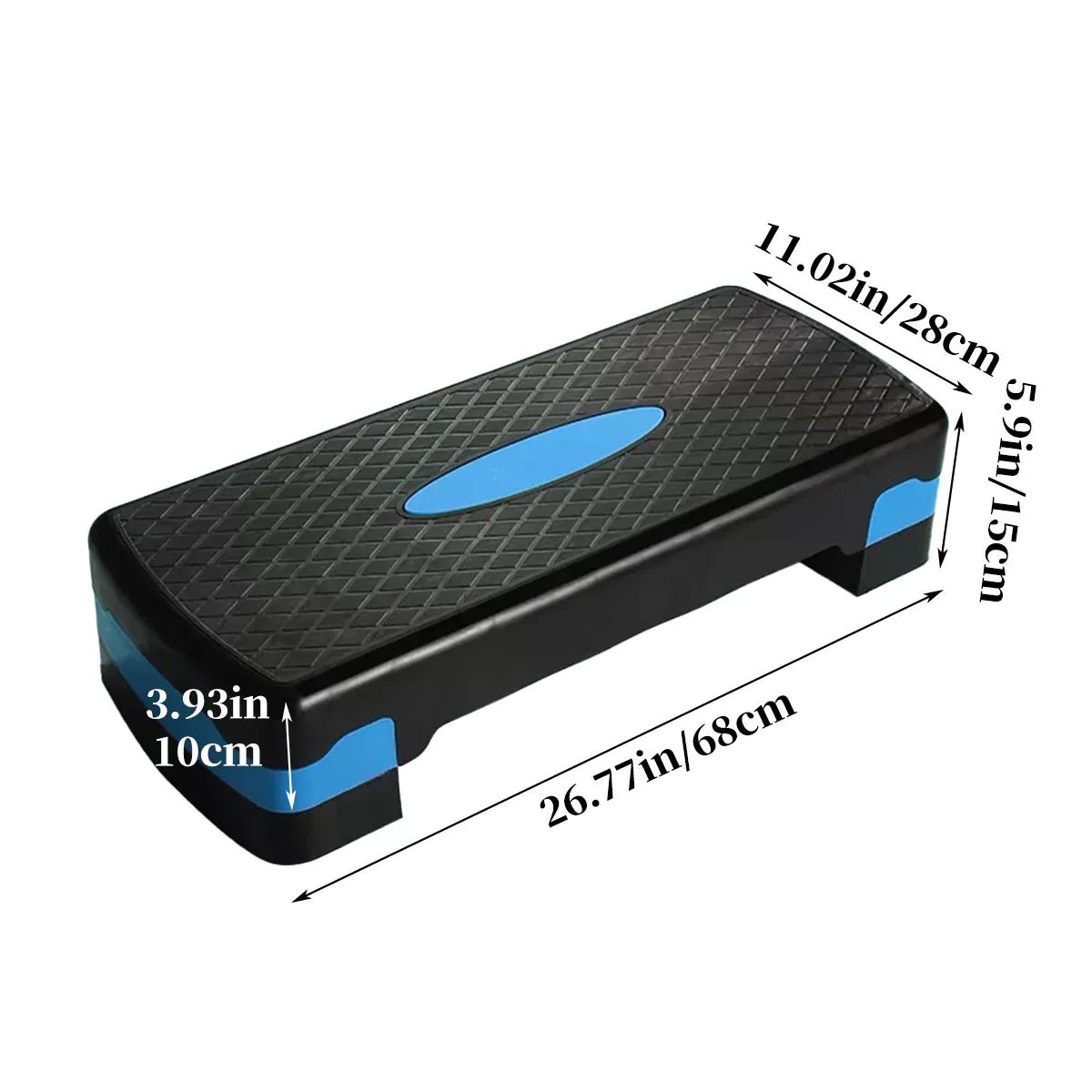 Adjustable Aerobic Step Platform Plastic Fitness Stepper for Workout Training - Green V528-PEDAL-GREEN-343875