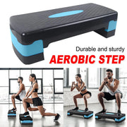 Adjustable Aerobic Step Platform Plastic Fitness Stepper for Workout Training - Green V528-PEDAL-GREEN-343875