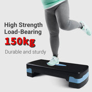 Adjustable Aerobic Step Platform Plastic Fitness Stepper for Workout Training - Green V528-PEDAL-GREEN-343875