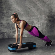 Adjustable Aerobic Step Platform Plastic Fitness Stepper for Workout Training - Green V528-PEDAL-GREEN-343875
