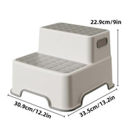 Bathroom Step Stool Booster for Washing Hands and Reaching Sinks Easily V528-PEDAL-GREY-510644