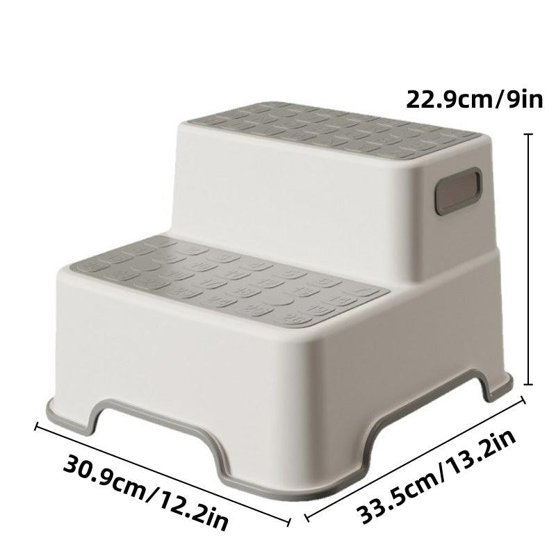 Bathroom Step Stool Booster for Washing Hands and Reaching Sinks Easily V528-PEDAL-GREY-510644