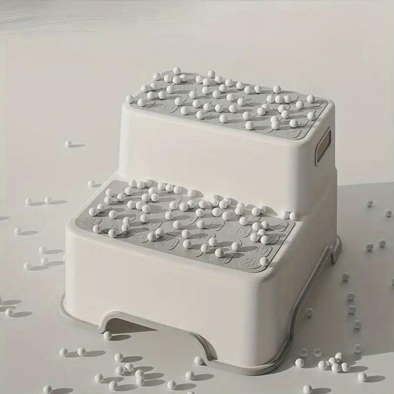 Bathroom Step Stool Booster for Washing Hands and Reaching Sinks Easily V528-PEDAL-GREY-510644