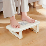 Ergonomic Office Footrest Adjustable Under Desk Stool Anti Fatigue Foot Support - White V528-PEDAL-WHITE-488045