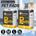 Bamboo Charcoal Deodorant Pet Pads Wholesale for Dogs Cats Fragrant - L-40PCS 60*60cm V528-PEE-PAD-BLACK-L-798835