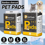 Bamboo Charcoal Deodorant Pet Pads Wholesale for Dogs Cats Fragrant - L-40PCS 60*60cm V528-PEE-PAD-BLACK-L-798835