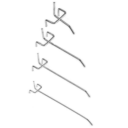 50X Pegboard Hooks Metal Panel Valcano Peg Board Hook Steel 50 100 150 200 Mm - 10CM V528-PEGBOARDHOOKS-10CM-50PCS-840062