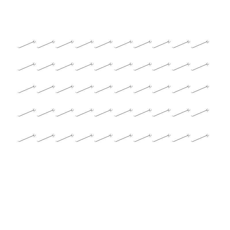 50X Pegboard Hooks Metal Panel Valcano Peg Board Hook Steel 50 100 150 200 Mm - 10CM V528-PEGBOARDHOOKS-10CM-50PCS-840062