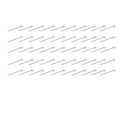 50X Pegboard Hooks Metal Panel Valcano Peg Board Hook Steel 50 100 150 200 Mm - 10CM V528-PEGBOARDHOOKS-10CM-50PCS-840062
