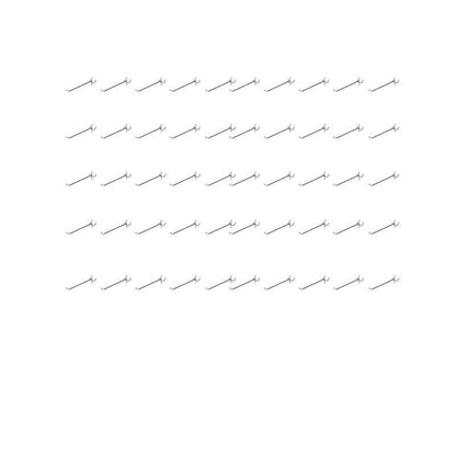 50X Pegboard Hooks Metal Panel Valcano Peg Board Hook Steel 50 100 150 200 Mm - 15CM V528-PEGBOARDHOOKS-15CM-50PCS-777023