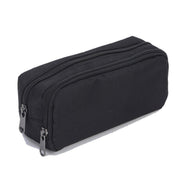 Large Capacity Pencil Case Double Layer for Primary School Students Creative Bag - Black V528-PEN-BAG-BLACK-414420