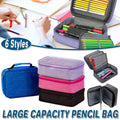 Large Capacity Waterproof Pen Pouch Pencil Case Student Stationery Storage Bag - Black V528-PEN-BAG-BLACK-647205