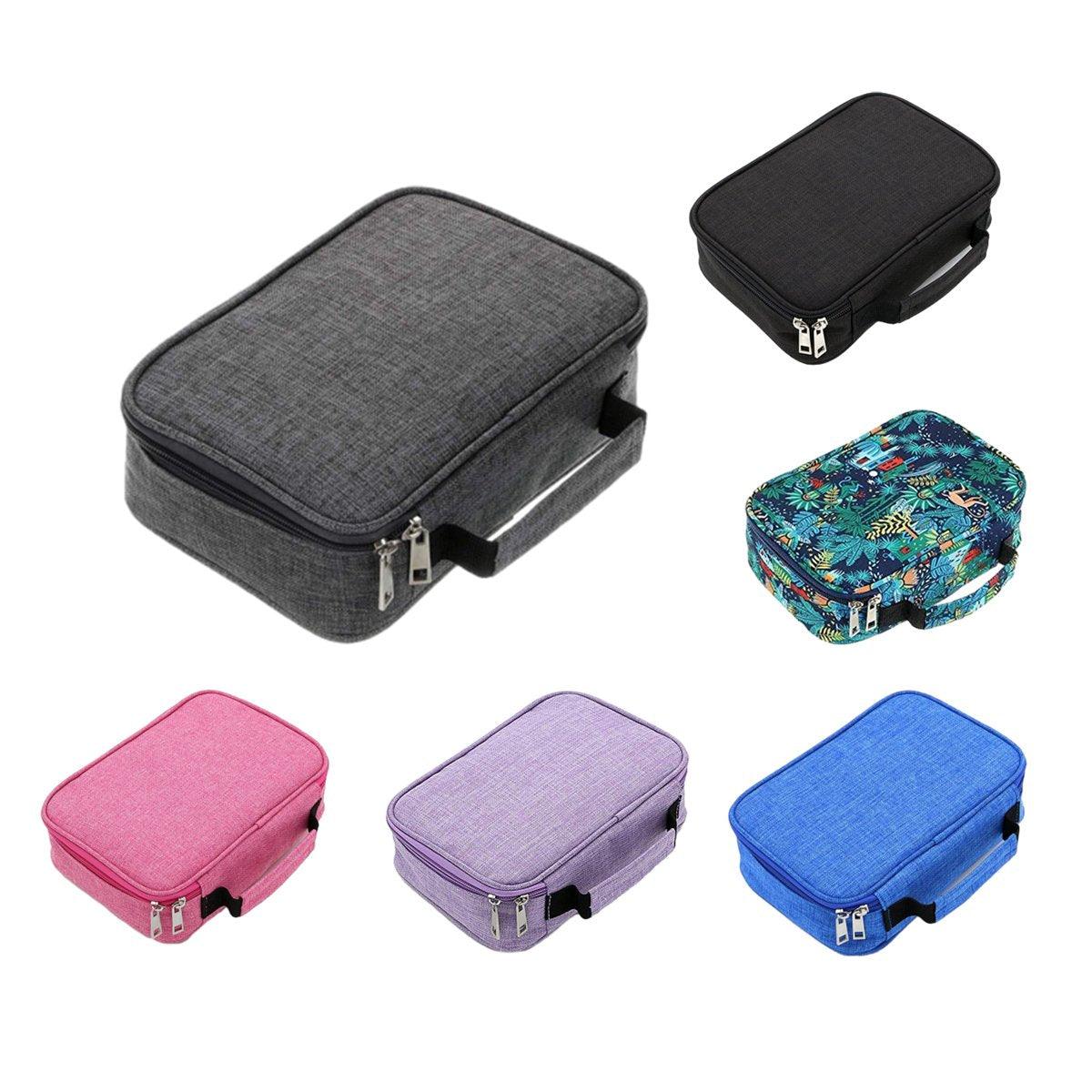 Large Capacity Waterproof Pen Pouch Pencil Case Student Stationery Storage Bag - Black V528-PEN-BAG-BLACK-647205
