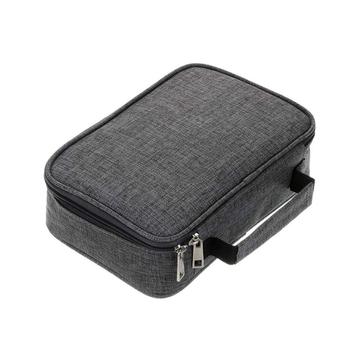 Large Capacity Waterproof Pen Pouch Pencil Case Student Stationery Storage Bag - Black V528-PEN-BAG-BLACK-647205