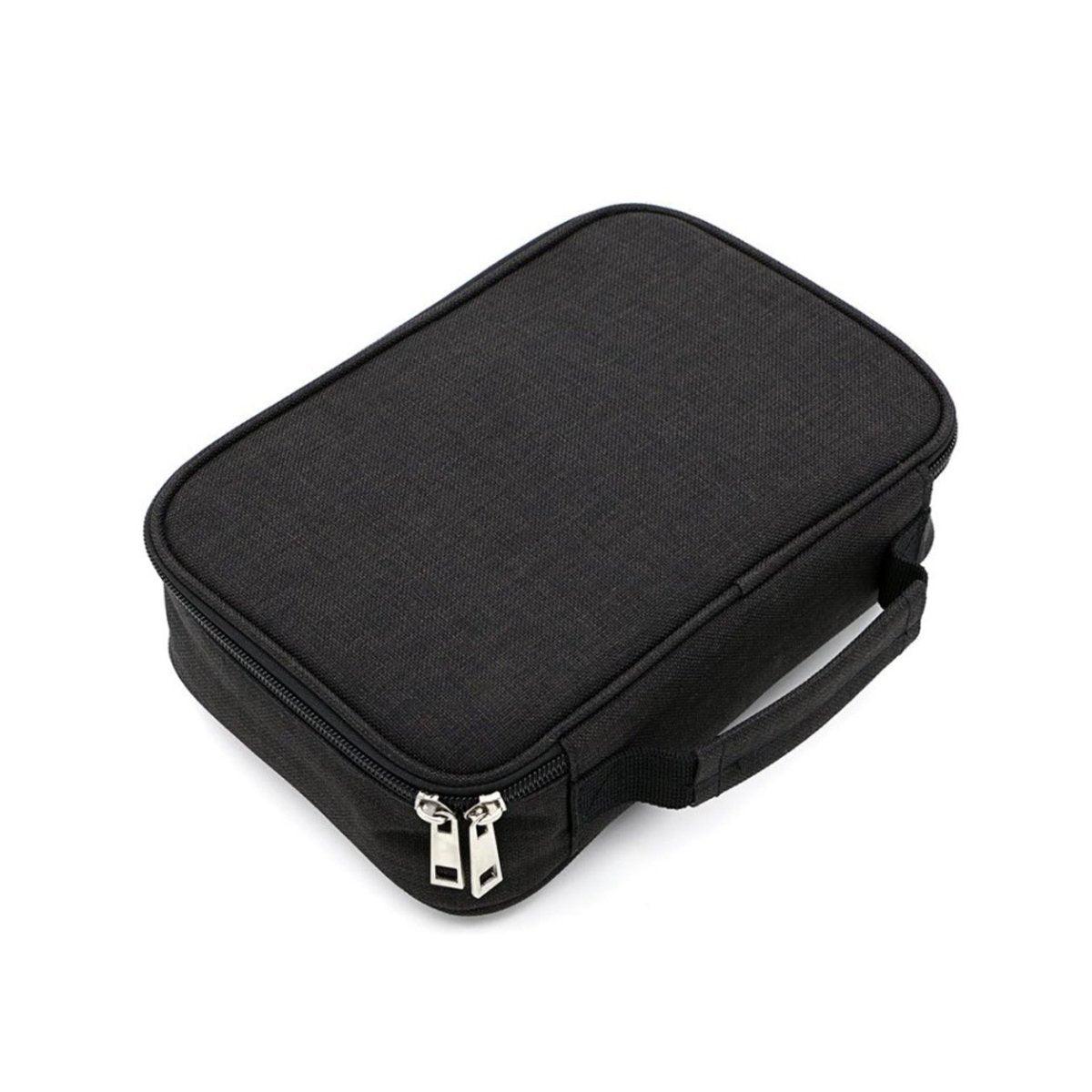 Large Capacity Waterproof Pen Pouch Pencil Case Student Stationery Storage Bag - Black V528-PEN-BAG-BLACK-647205