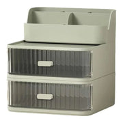 Drawer Storage Box Stationery Cosmetic Organizer Multi Purpose Desktop Holder - Green V528-PEN-HOLDER-GREEN-165417