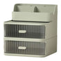 Drawer Storage Box Stationery Cosmetic Organizer Multi Purpose Desktop Holder - Green V528-PEN-HOLDER-GREEN-165417