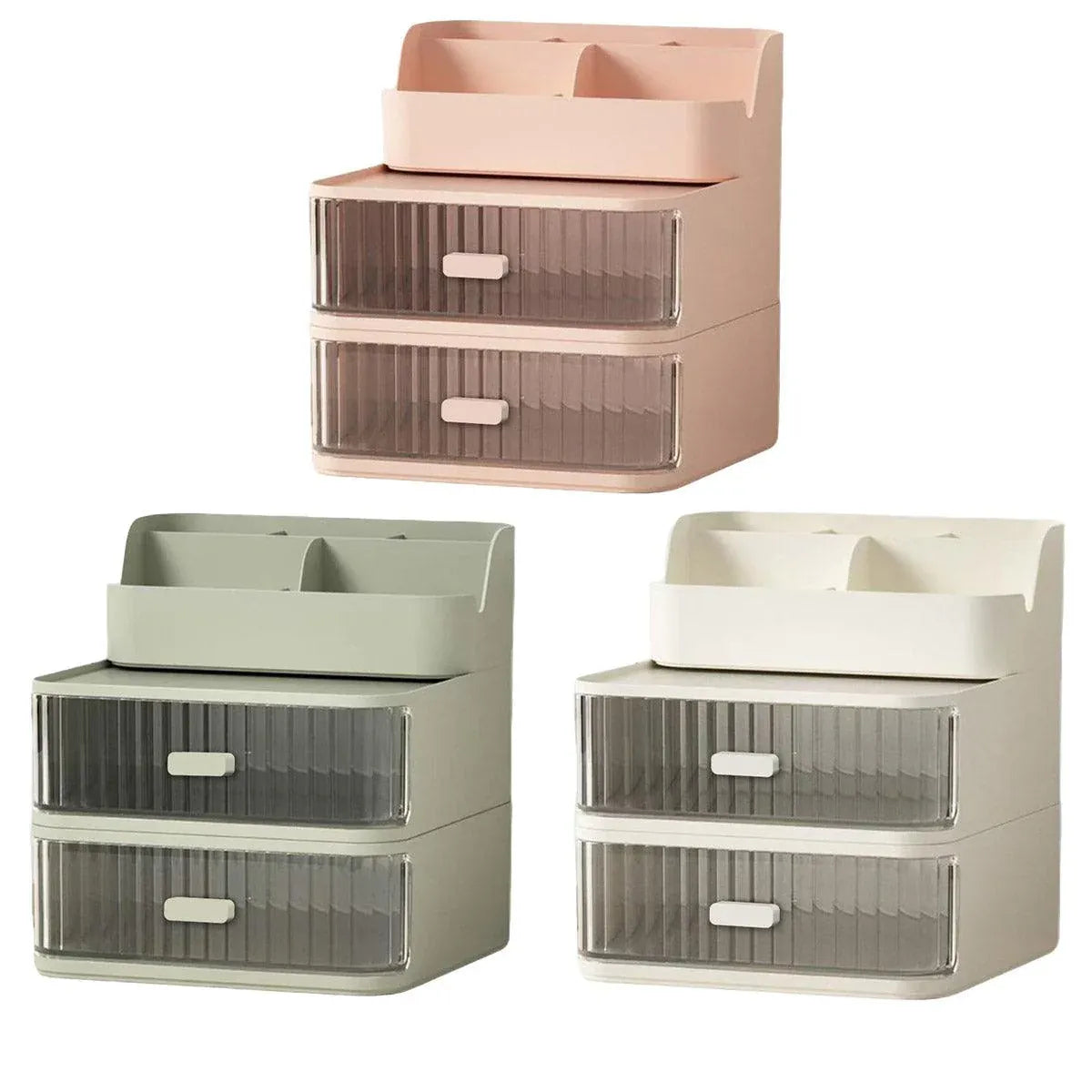 Drawer Storage Box Stationery Cosmetic Organizer Multi Purpose Desktop Holder - Green V528-PEN-HOLDER-GREEN-165417