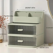 Drawer Storage Box Stationery Cosmetic Organizer Multi Purpose Desktop Holder - Green V528-PEN-HOLDER-GREEN-165417
