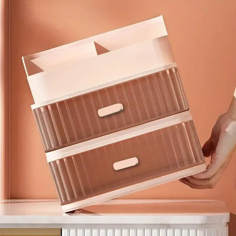 Drawer Storage Box Stationery Cosmetic Organizer Multi Purpose Desktop Holder - Green V528-PEN-HOLDER-GREEN-165417