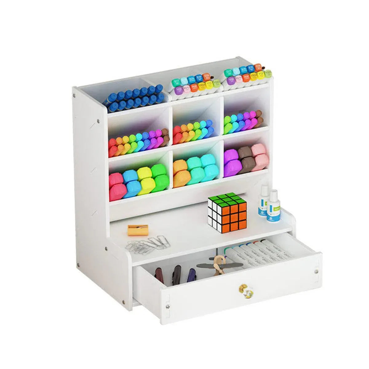 Office Desk Organizer Storage Drawer Pen Pencil Holder DIY Case Storage Rack V528-PEN-HOLDER-STORAGE-787354