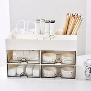 Large Capacity Pen Storage Box Desktop Organizer Multi-functional Stationery Box V528-PEN-HOLDER-WHITE-436180