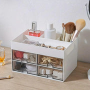 Large Capacity Pen Storage Box Desktop Organizer Multi-functional Stationery Box V528-PEN-HOLDER-WHITE-436180