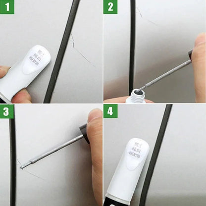 Car Scratch Repair Paint Pen Automotive Touch Up Spray for Quick Paint Fixing - White V528-PEN-WHITE-638788