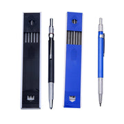 2mm HB Lead Holder Pen Automatic Mechanical Drafting Drawing Pencil Art Tool - Blue(1PCS)+Black(1PCS) V528-PENCIL-BLUE-BLACK-237252