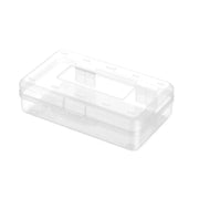 Large Capacity Transparent Plastic Pencil Case Multifunctional Student Art Box - Transparent V528-PENCIL-CASE-TRANSPARENT-579165