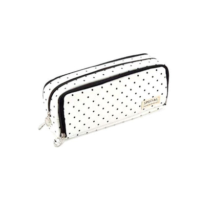 Zipper Pencil Case Large Capacity Storage Bag School Stationery Makeup Organizer - Purple V528-PENCILCASE-PURPLE-437009