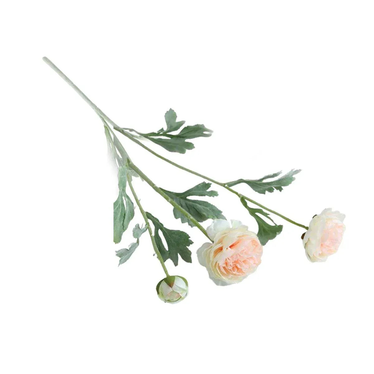 5pcs Artificial Peony Silk Flowers Bouquet Decor Faux Floral Arrangements - Champagne V528-PEONY-5PCS-CHAMPAGNE-691758