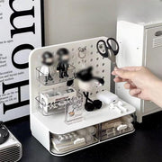 Desktop Storage Box Drawer Organizer Hole Plate Shelf Sub Storage Solution V528-PERFORATED-BOARD-437590