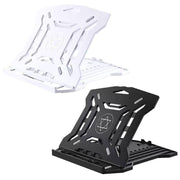 Adjustable Laptop Stand with 360-Degree Base for Desk Riser Home Office Holder - Black V528-PERGONOMIC-ADJUSTABLE75689